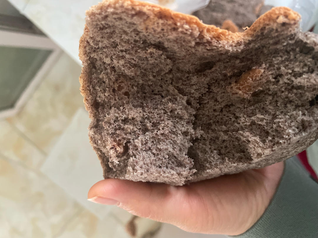 8寸黑米戚风蛋糕（消耗黑米粉）C32