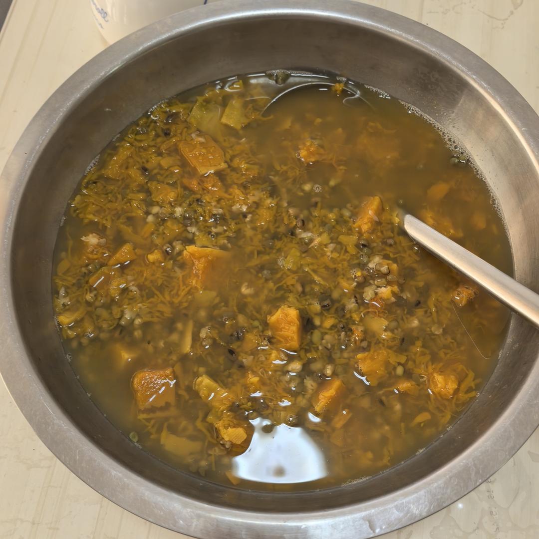 南瓜绿豆汤