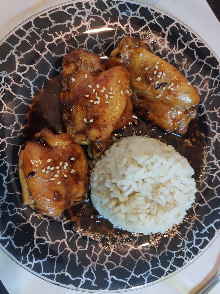 照烧鸡腿饭