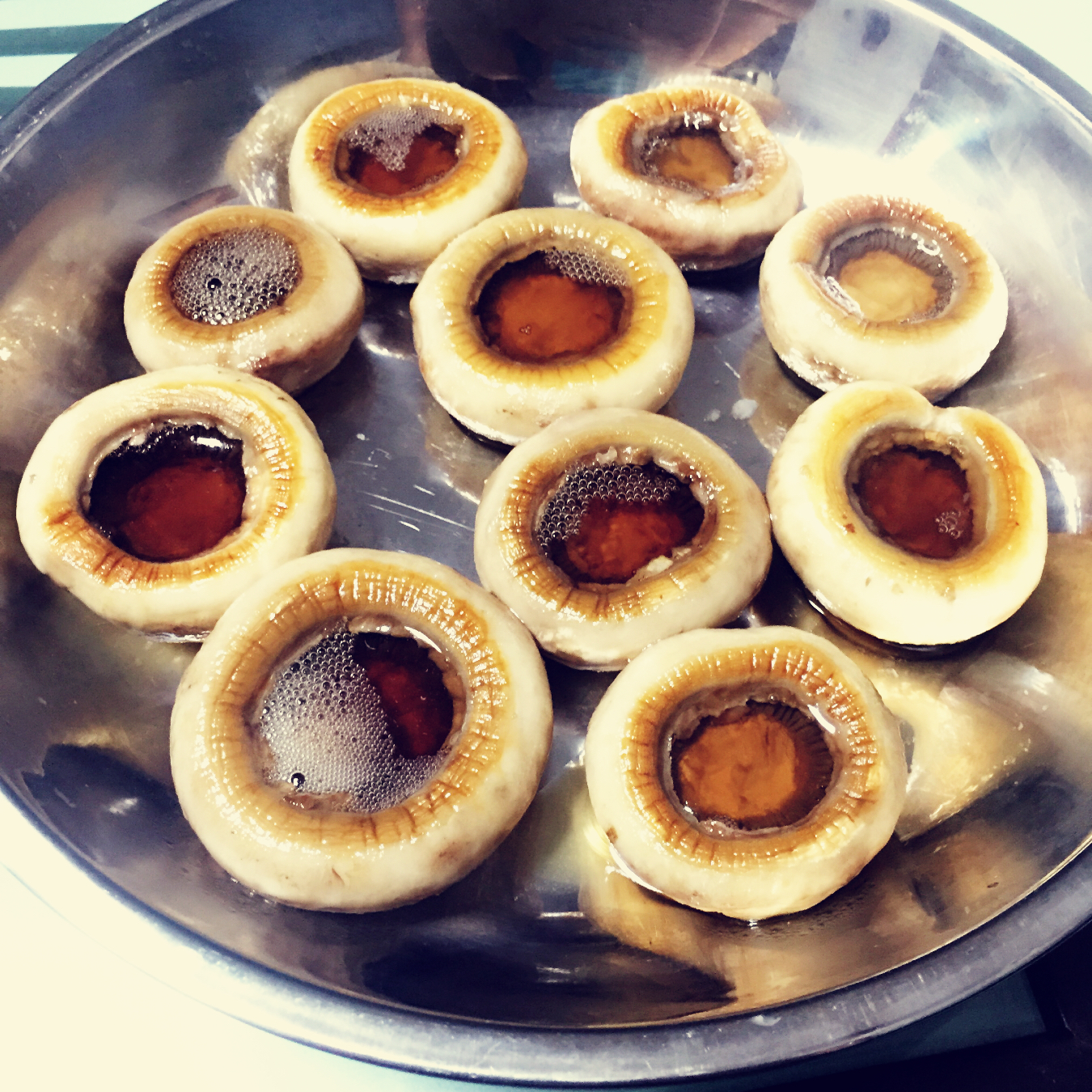 保留最原始鲜味儿的煎口蘑