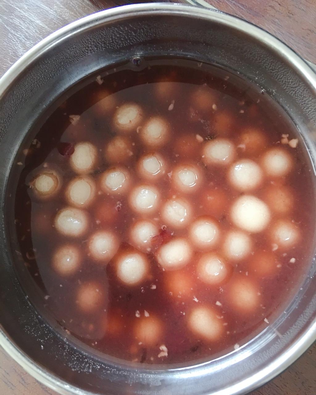 蜜豆桂花酒酿元宵