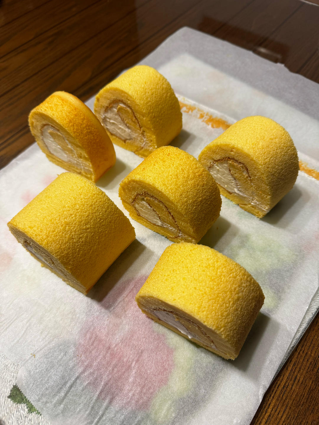 桂花酒酿蛋糕卷