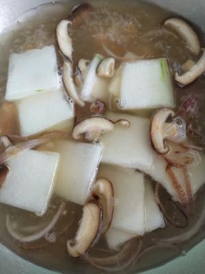 瘦身汤—低脂饱腹鲜虾杂菌汤的做法 步骤6