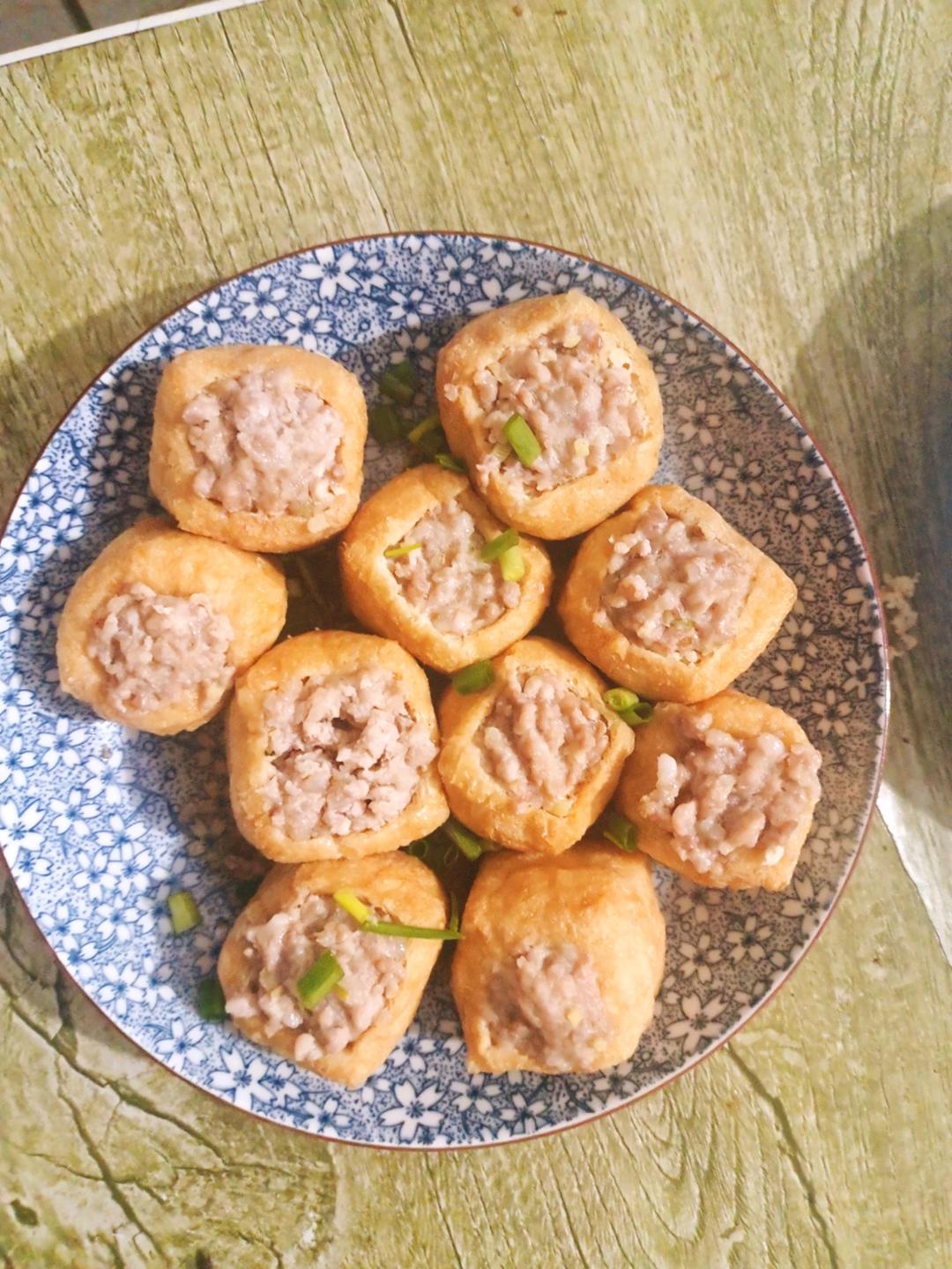 油豆腐塞肉