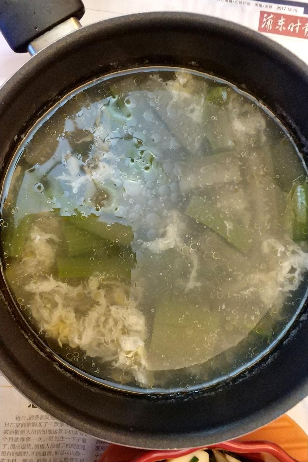 丝瓜蛋汤