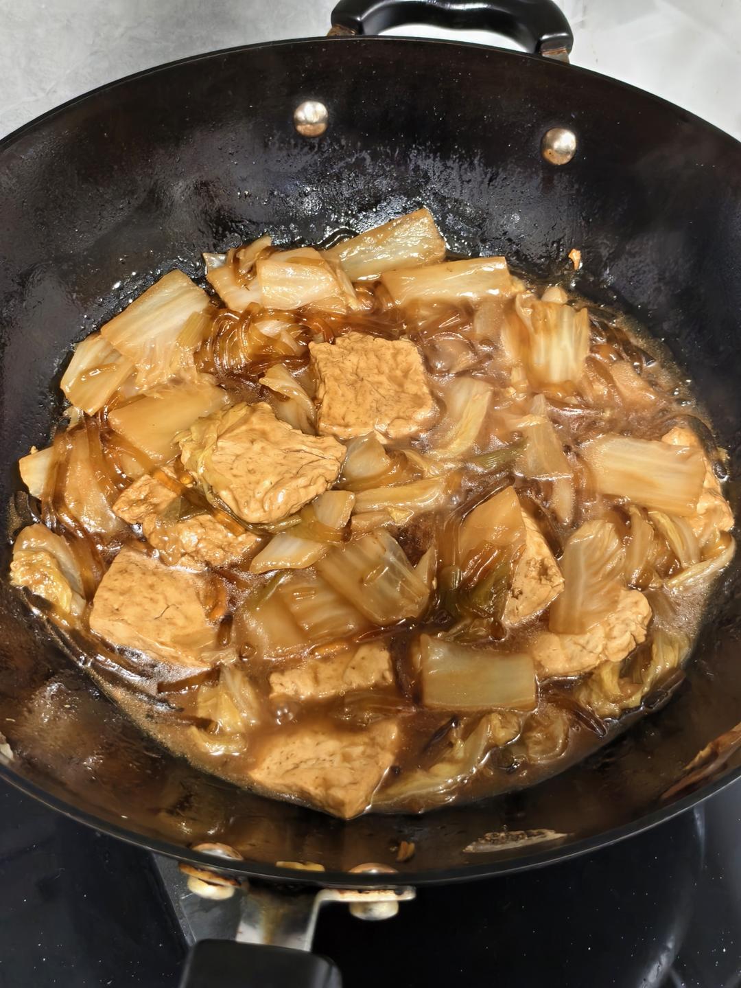 白菜粉条炖豆腐