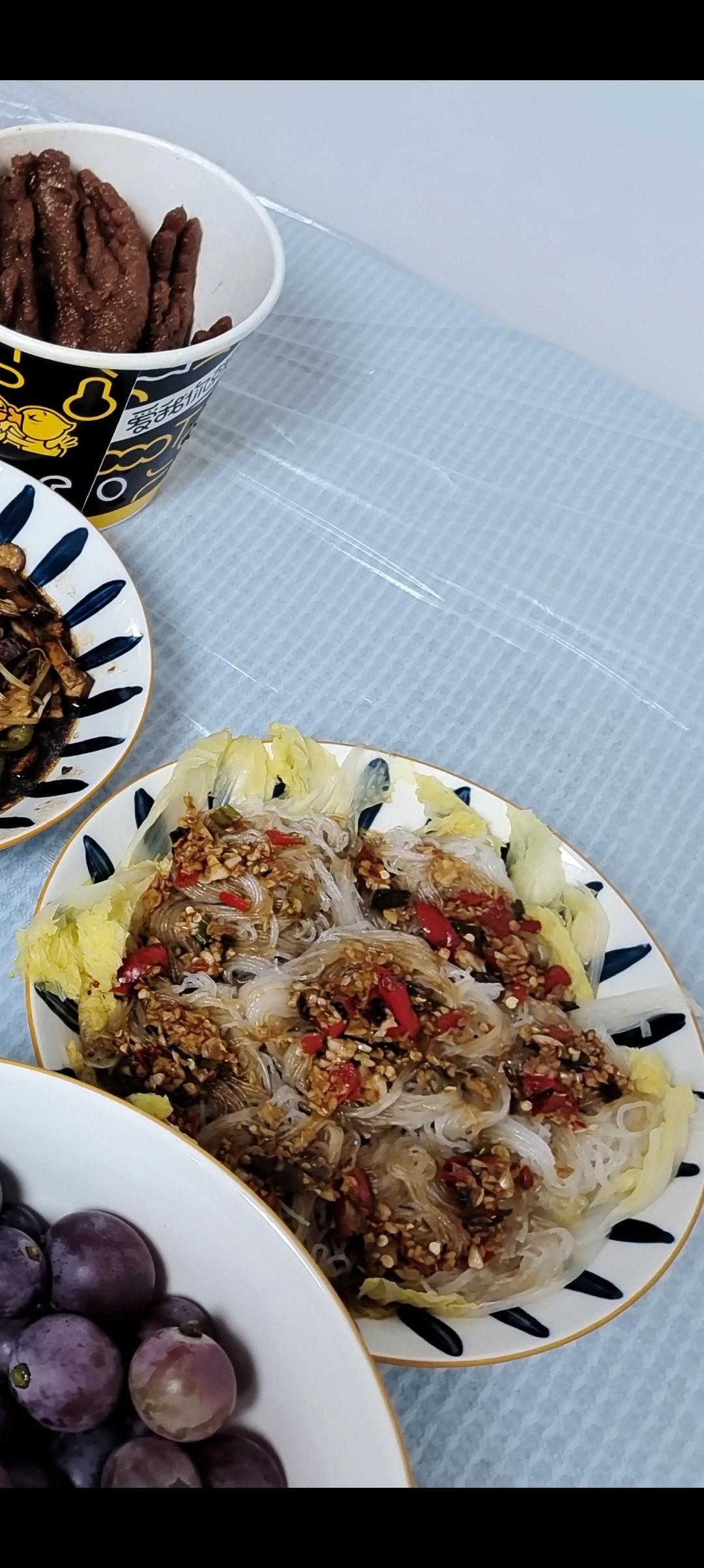 娃娃菜蒸粉丝/蒜茸粉丝娃娃菜