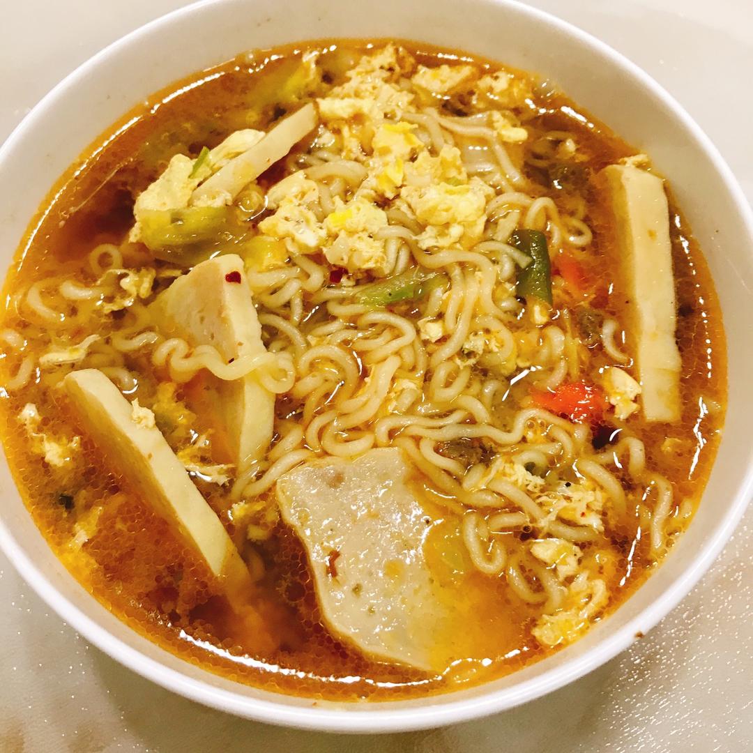 shanghy做的煮方便面