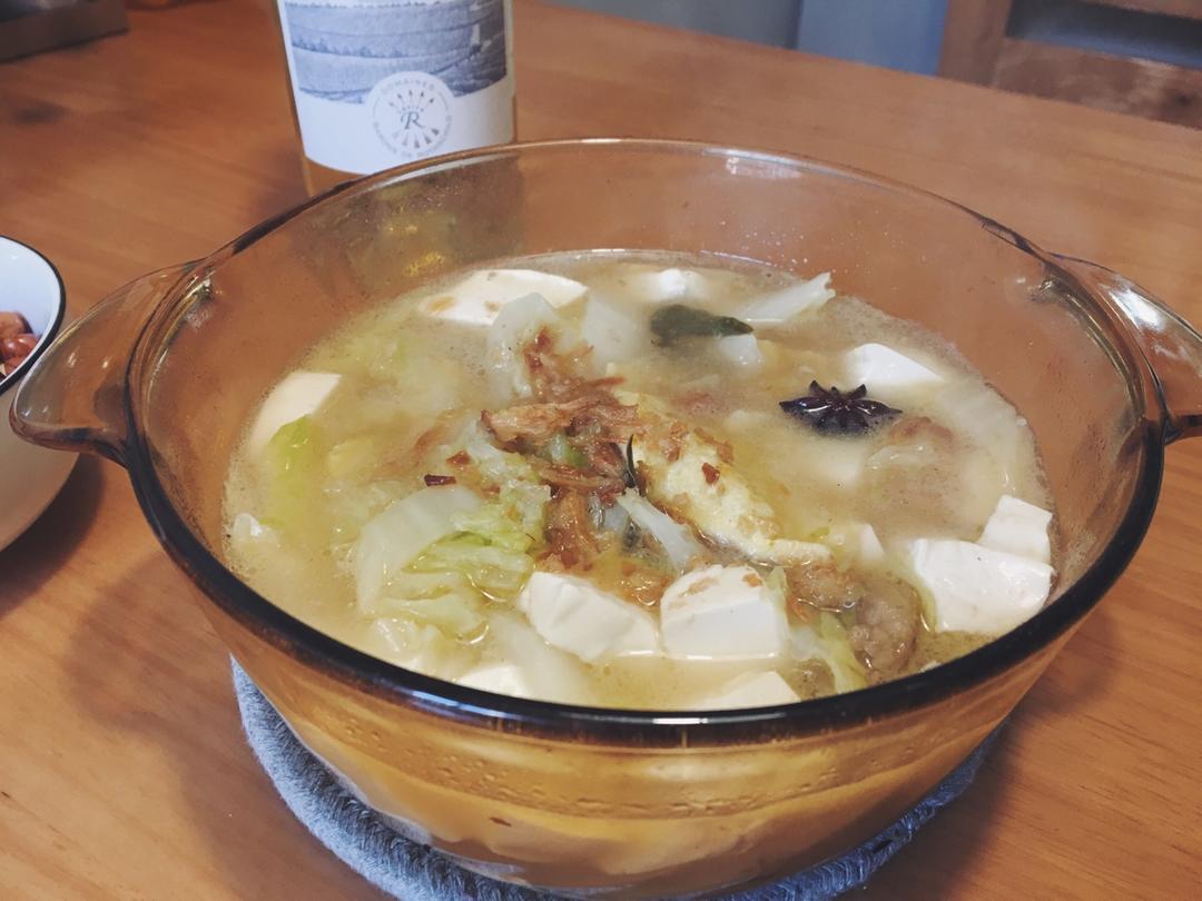 白菜炖豆腐
