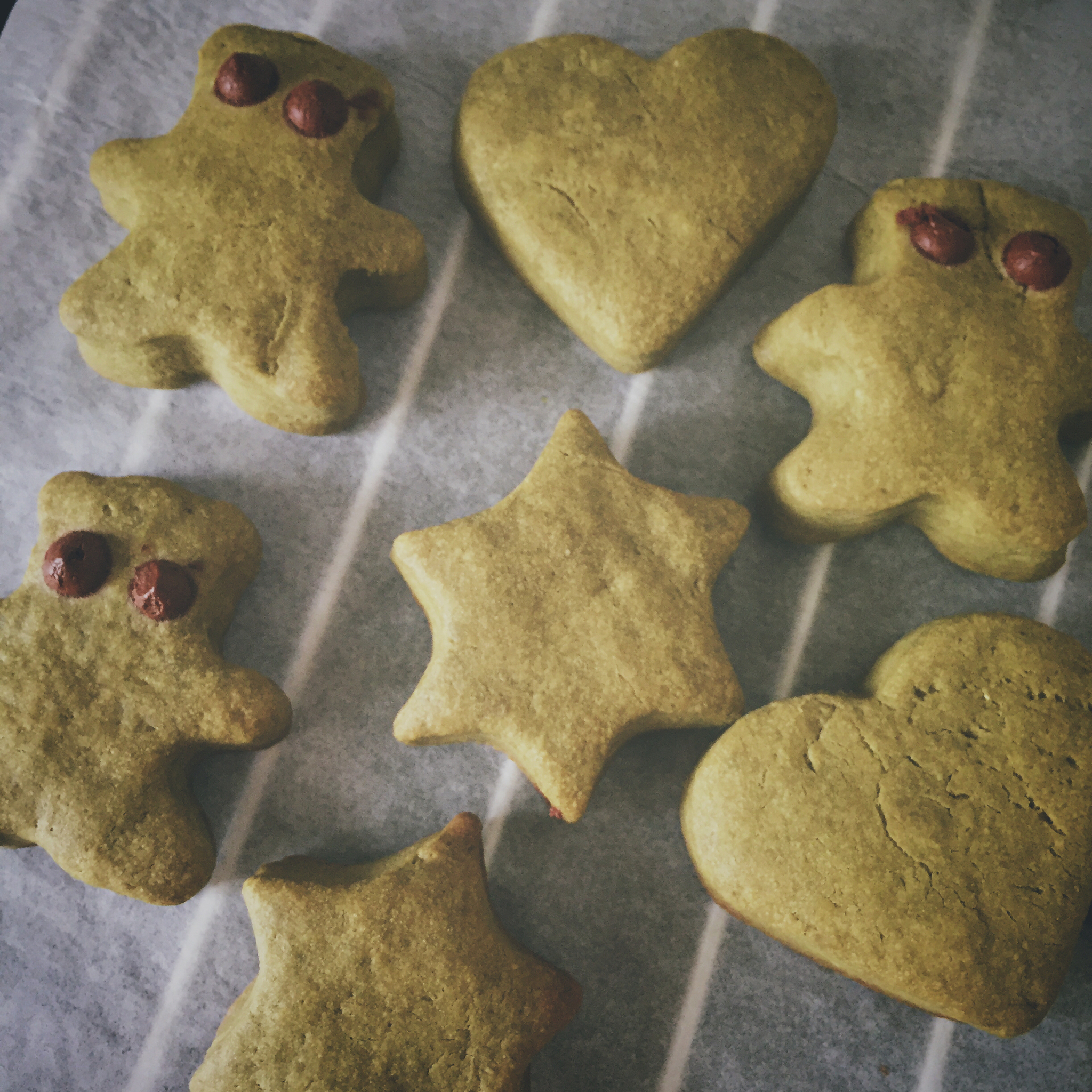 抹茶酥心软饼干（淡奶油无蛋无黄油版）