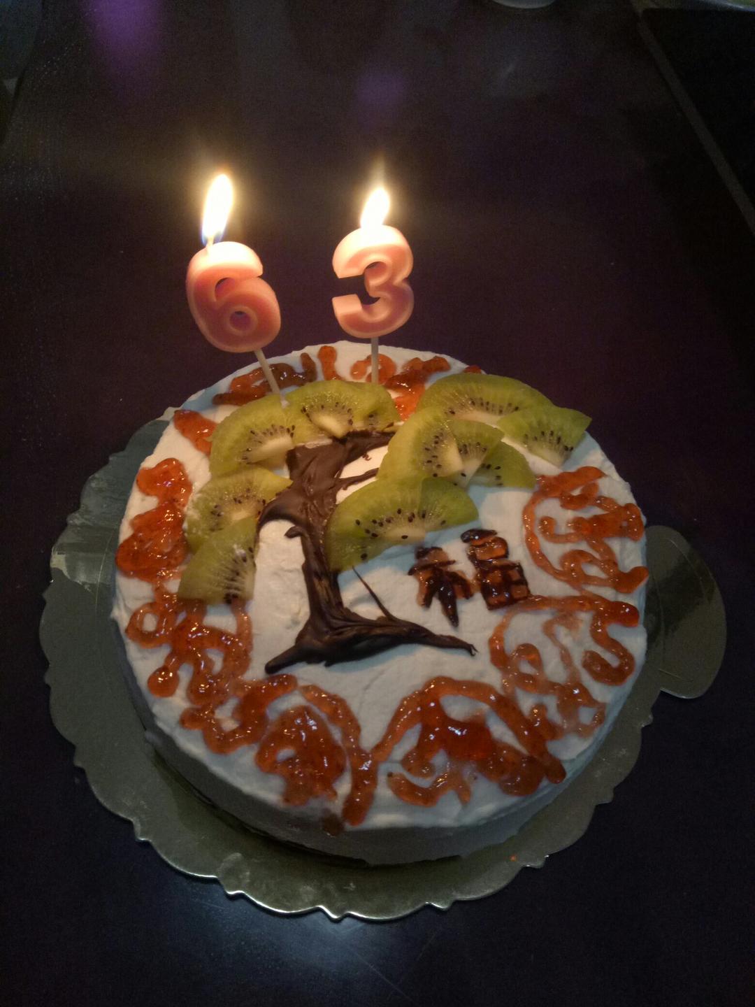 不老松手绘蛋糕