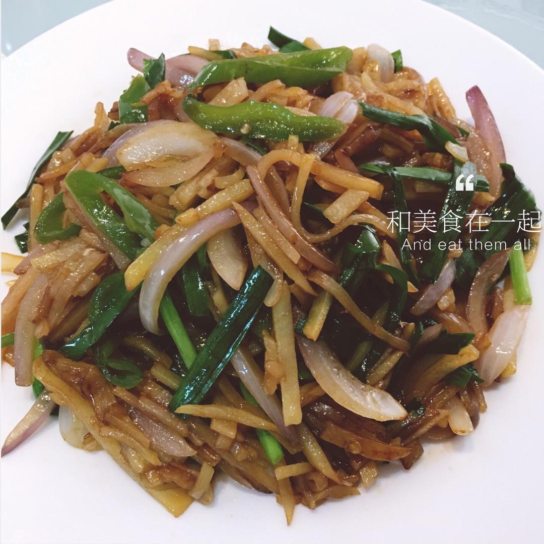 最好吃的素炒土豆丝