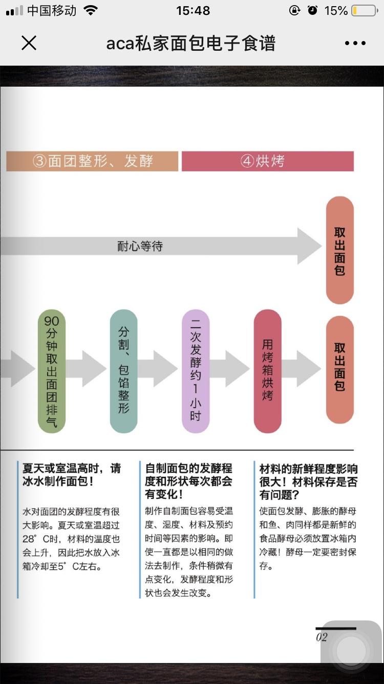 ACA面包机食谱的做法 步骤3