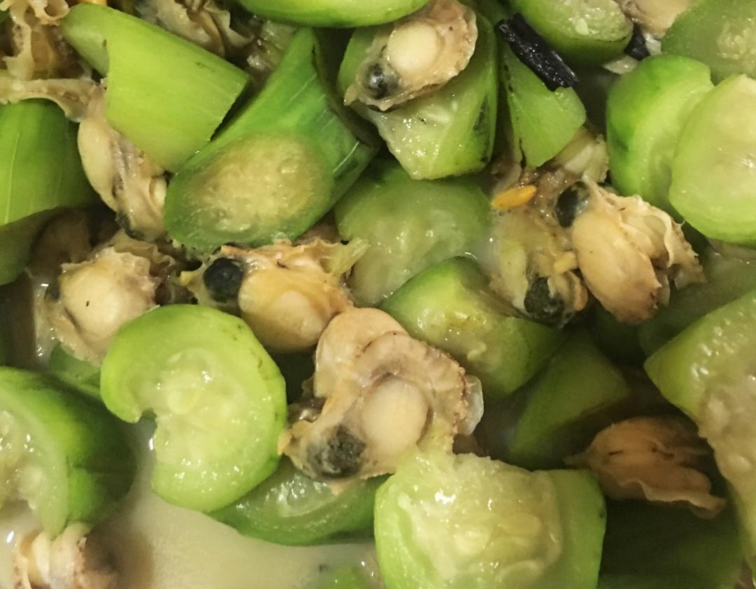 丝瓜烧海蛎的做法