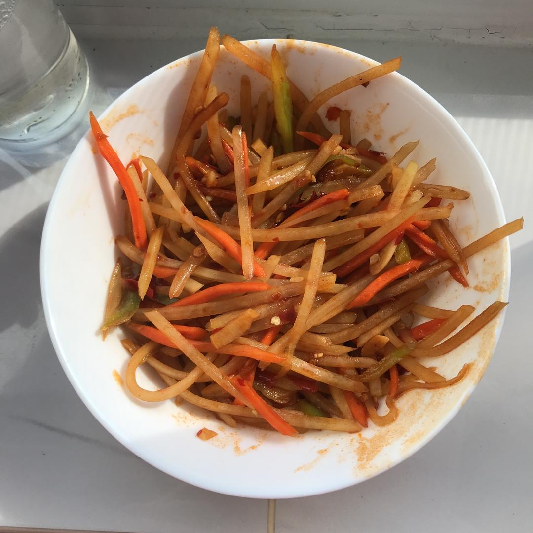 素版鱼香肉丝（鱼香土豆丝）