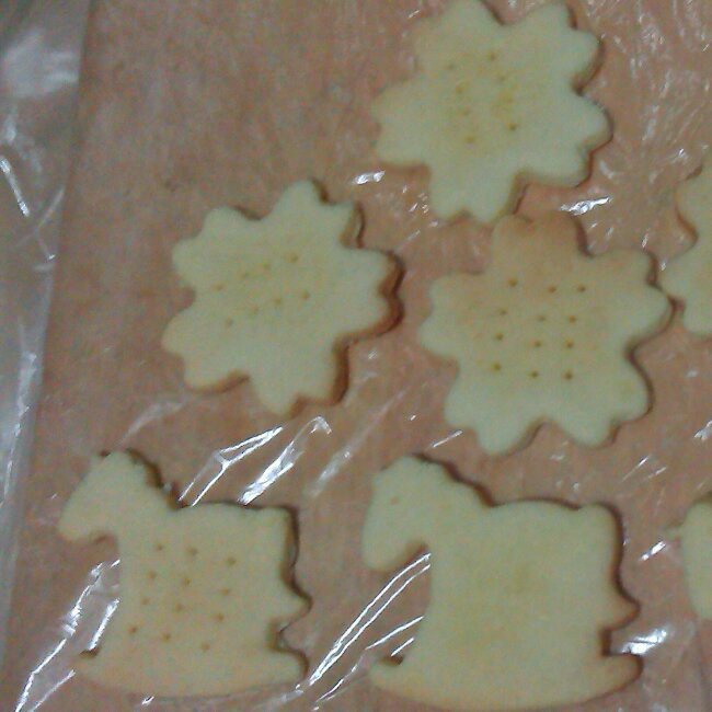 卡通黄油饼干