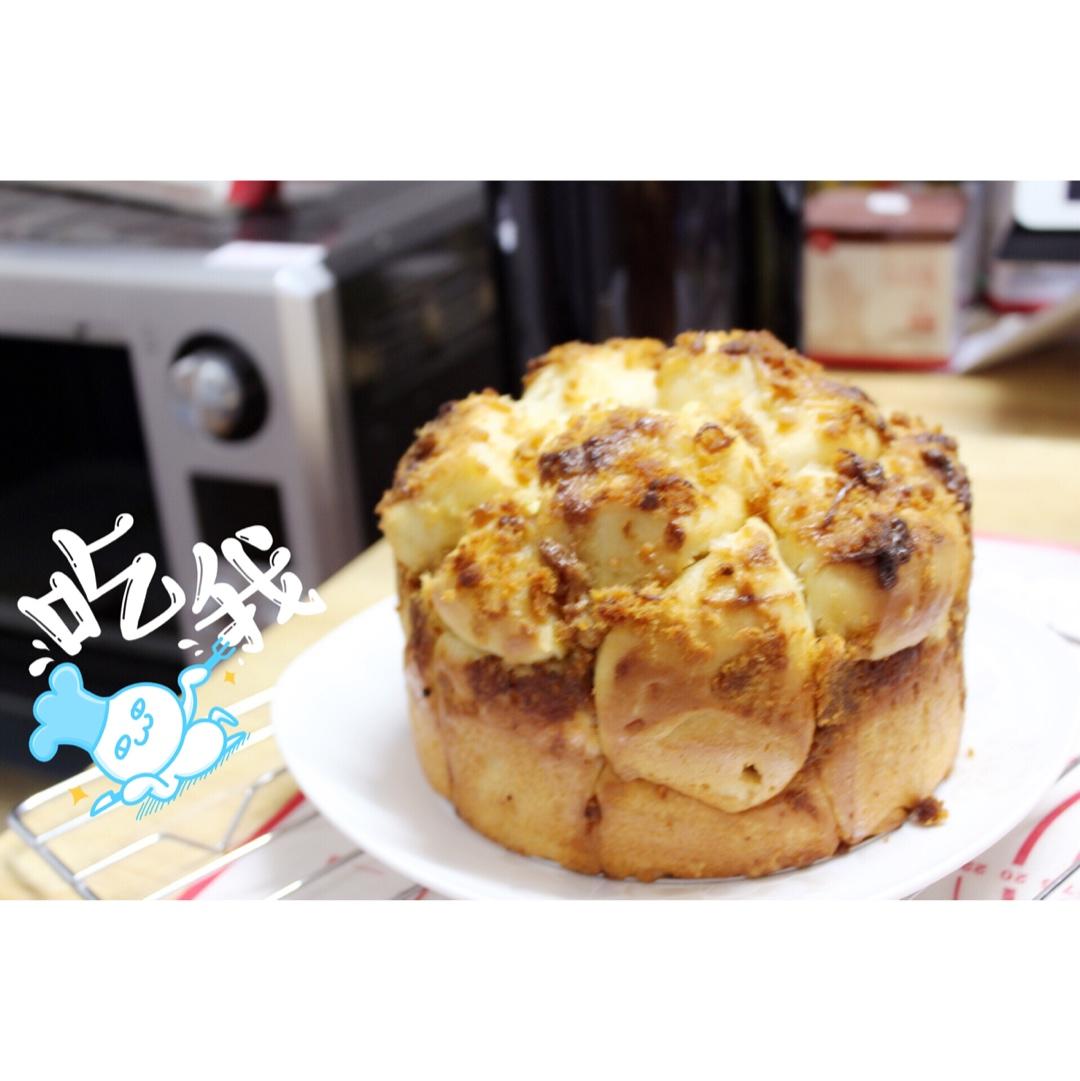 肉松手撕面包—超软会爆浆的面包哟