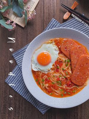 番茄浓汤捞面🔥绝绝子的中式早餐汤面✅的做法 步骤8