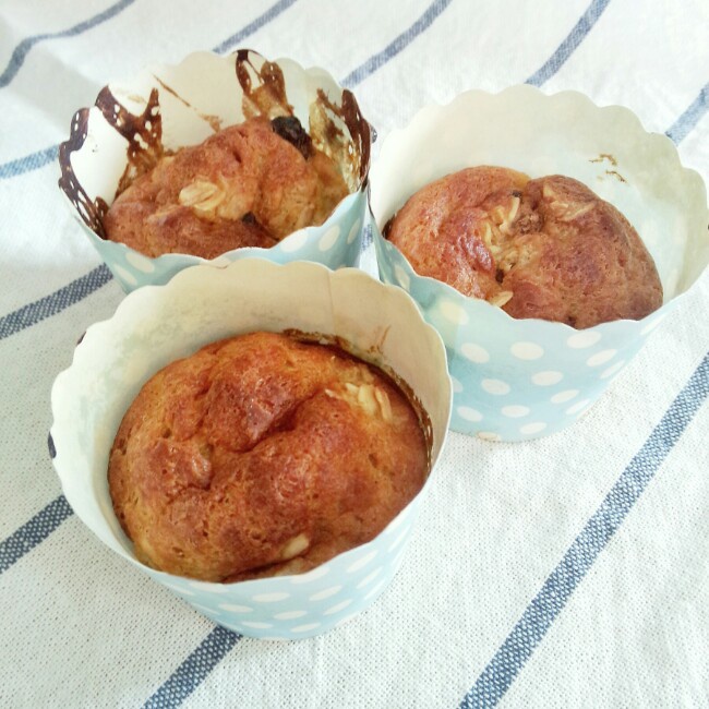 快手香蕉纸杯蛋糕