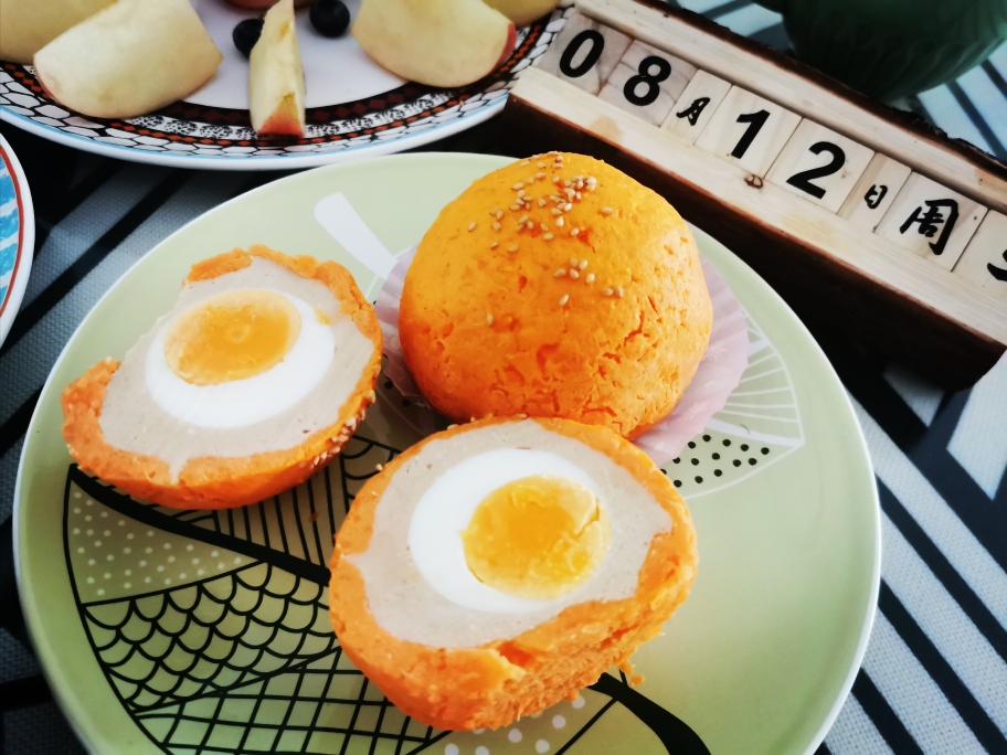 红薯苏格兰蛋（早餐打卡96）