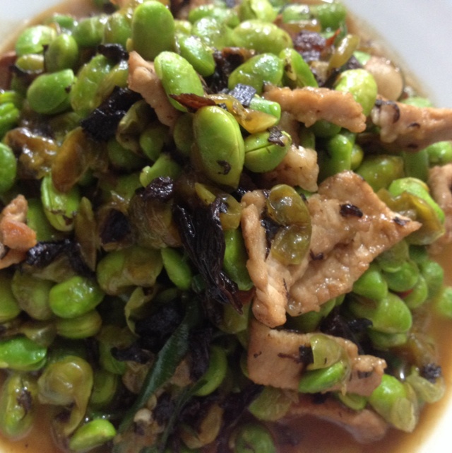 小菇甜椒炒肉丝
