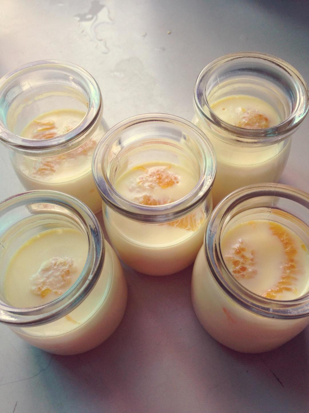 香橙布丁的做法