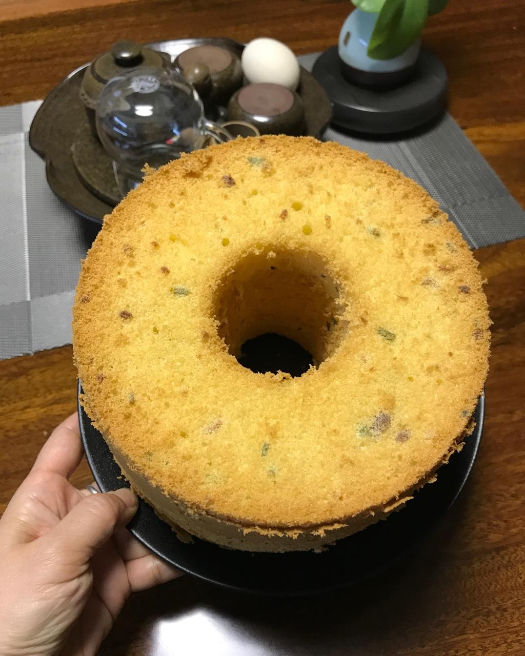 葱葱又松松戚风蛋糕