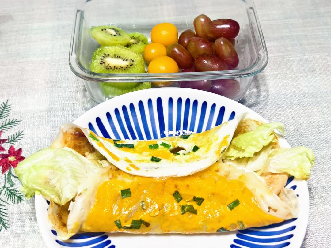 秒杀早餐摊不破皮大煎饼，步骤超详细