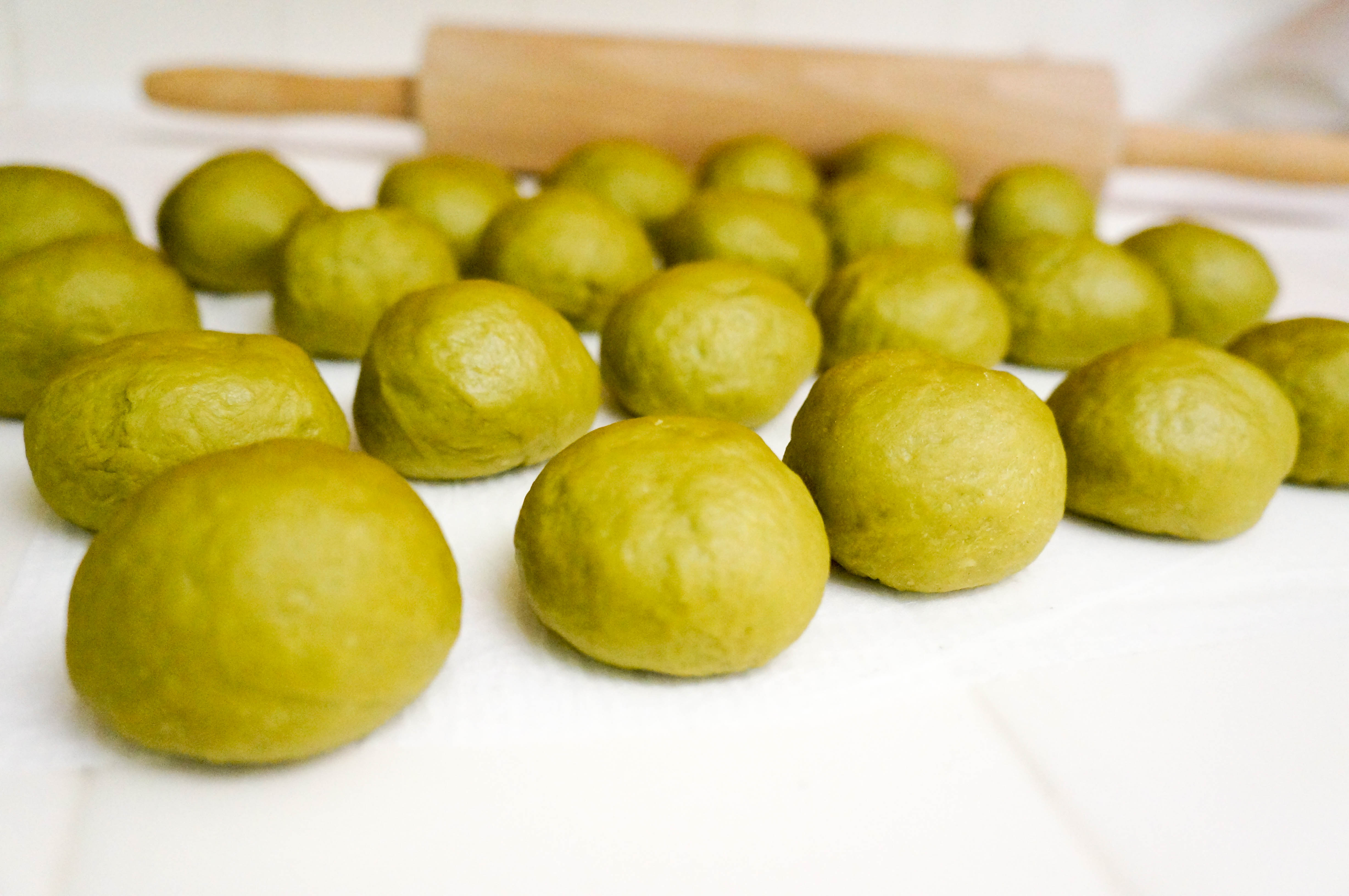 抹茶小面包