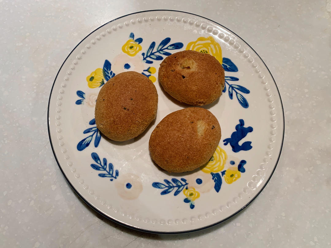 生酮咸香奶酪欧包 面包汉堡胚