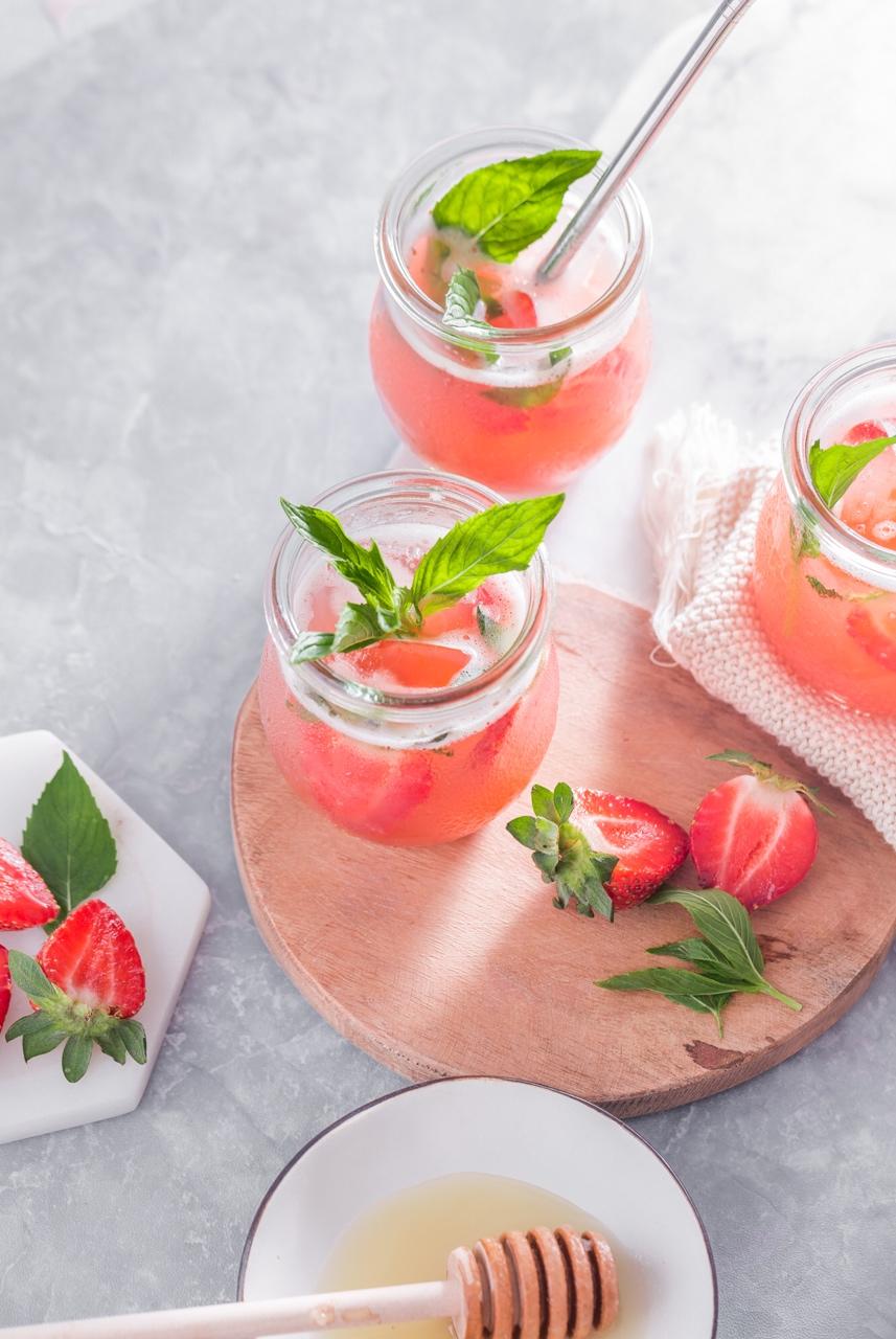 食谱 | 夏日草莓冰茶