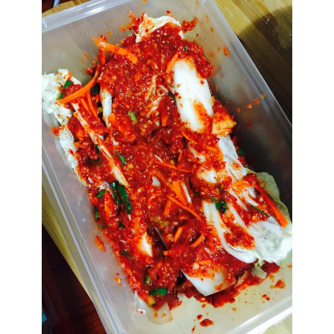 正宗韩国泡菜（youtube上韩国厨师Maangchi的菜谱）