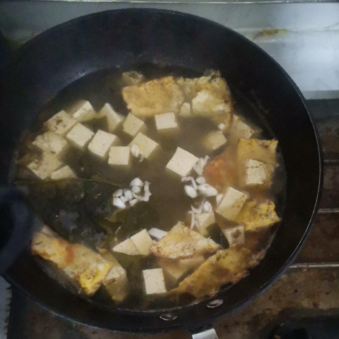 裙带菜豆腐汤🍲10分钟一锅出