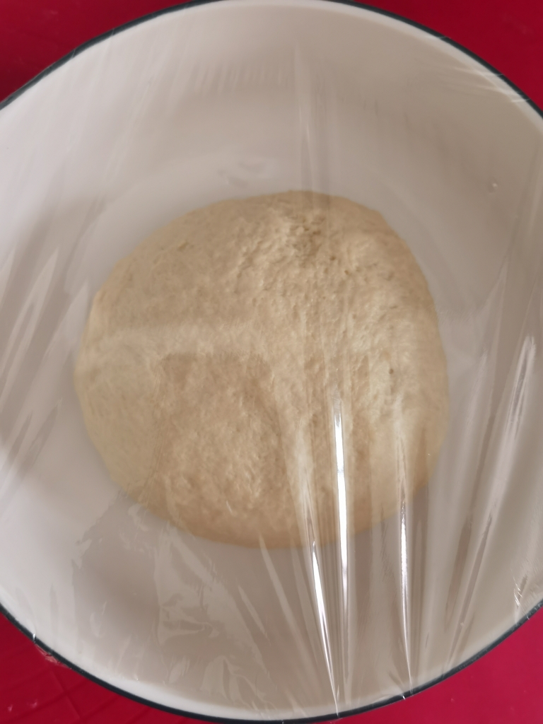 好吃的老面包，用普通面粉就可以做，不揉手套膜一样柔软拉丝的做法 步骤12