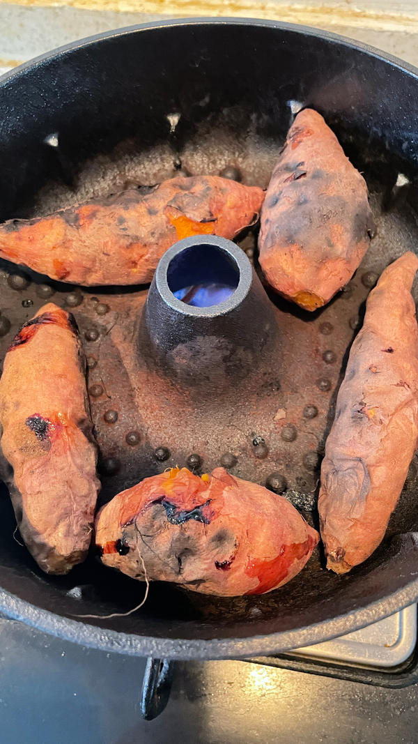 铁锅烤红薯（怀旧版）