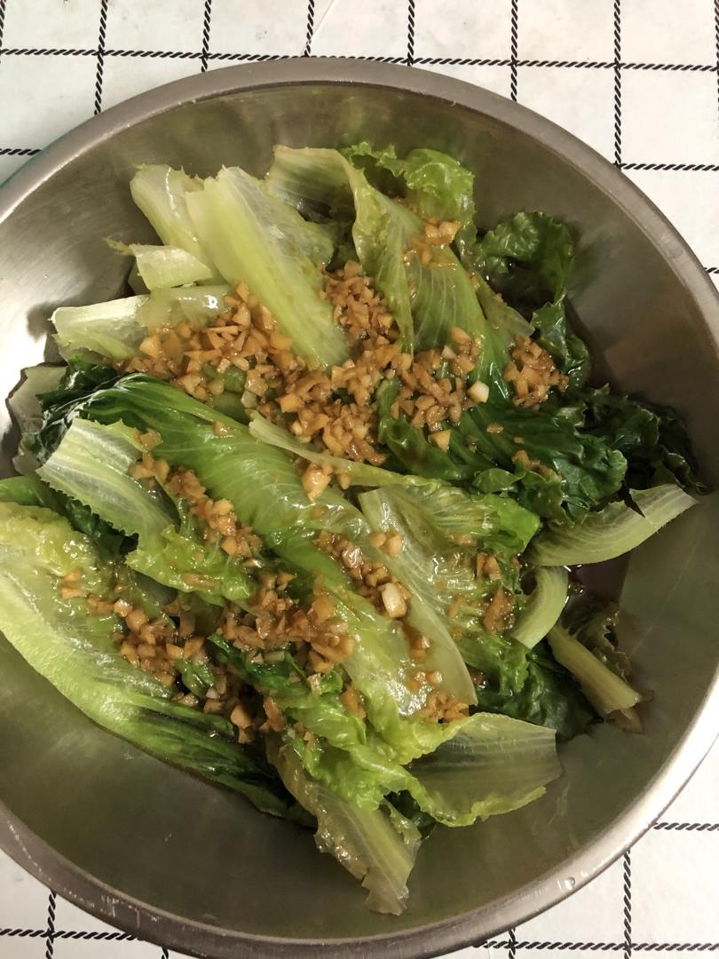 白灼生菜