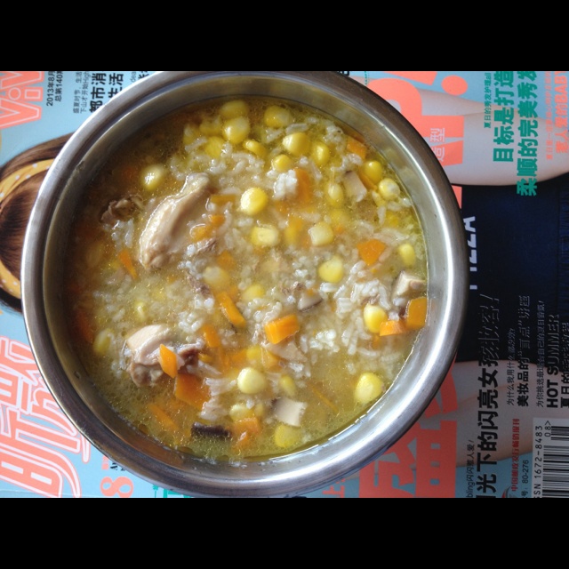 香菇鸡肉粥