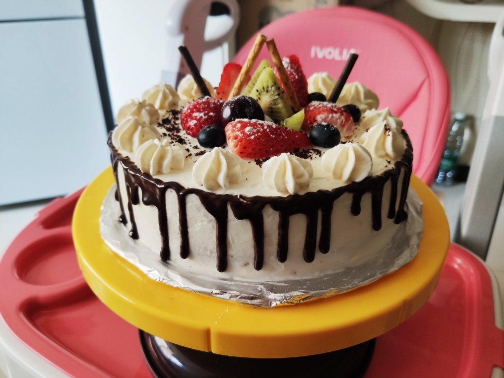 『老李出品』完美的淋面生日蛋糕（6寸、8寸）简易高端0失败的做法