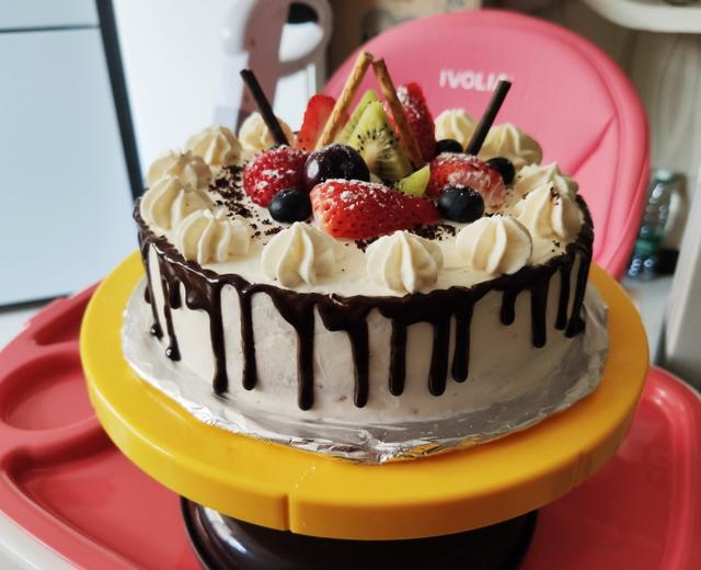 『老李出品』完美的淋面生日蛋糕（6寸、8寸）简易高端0失败的做法