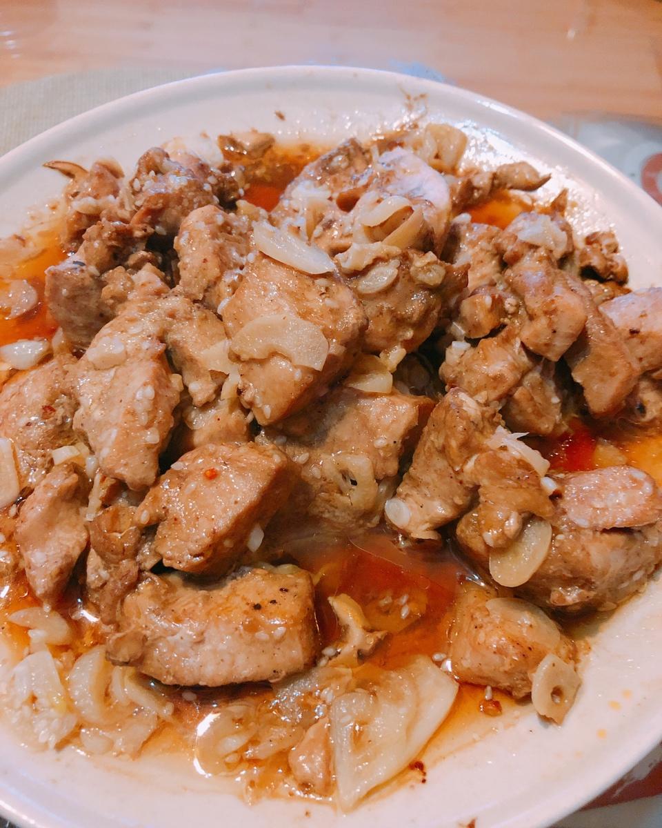 蒜蓉蒸鸡胸（鸡腿）