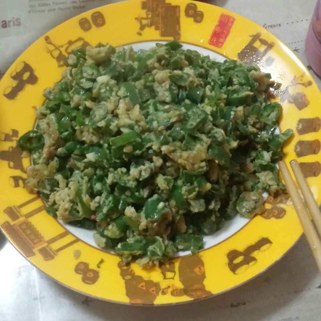青椒炒蛋