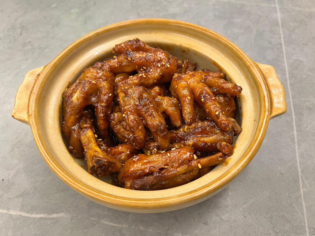 🔥好吃到舔手指的韩式辣鸡爪，软糯脱骨❗️