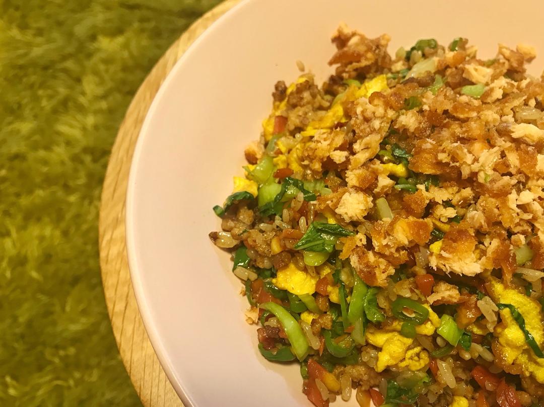 三文鱼肉末蛋炒饭