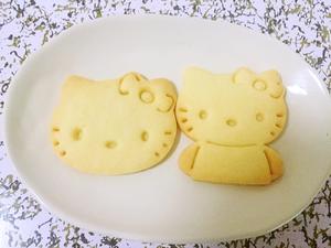 Hello kitty造型饼干的做法 步骤8