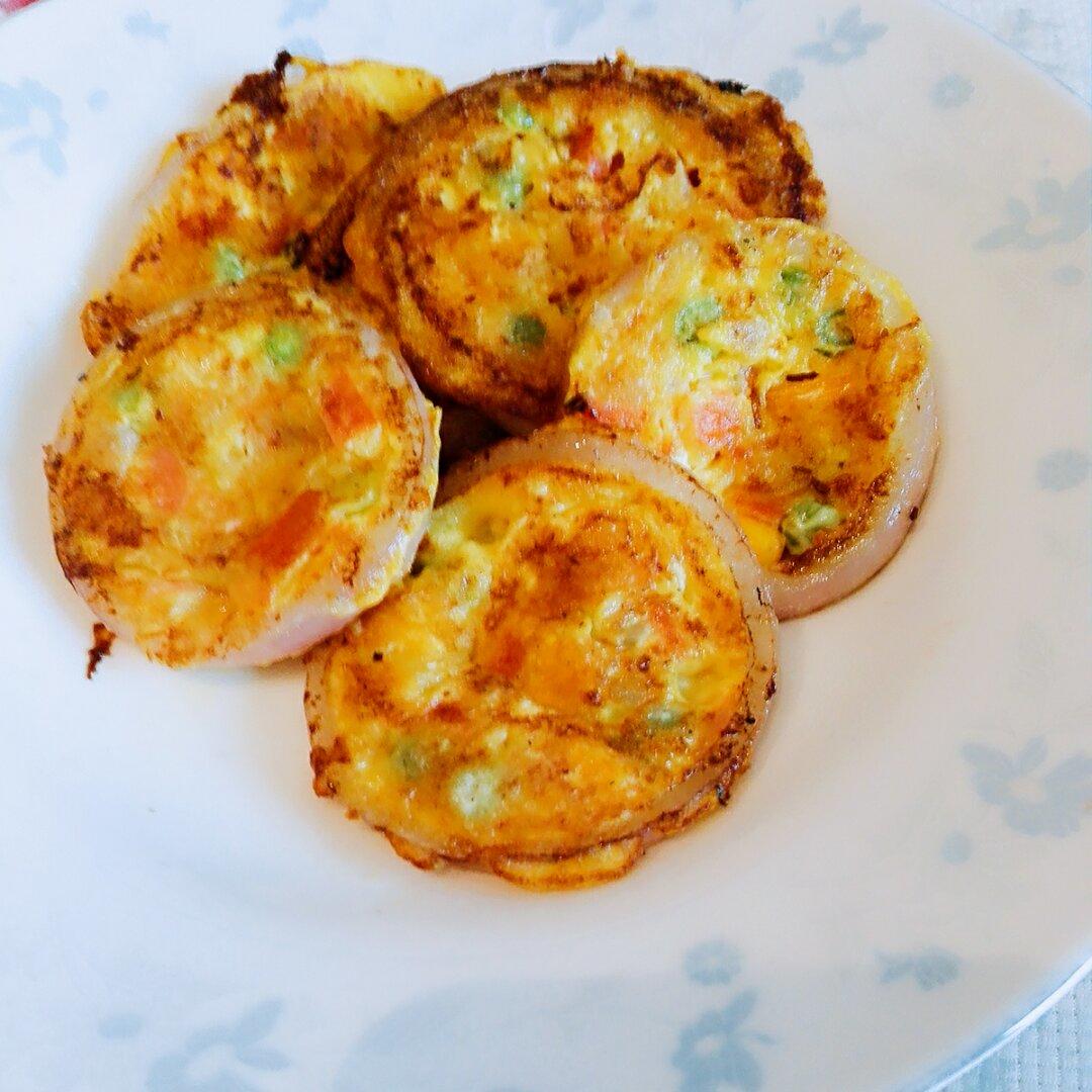 手机用户5260_3chk做的洋葱圈蛋饼