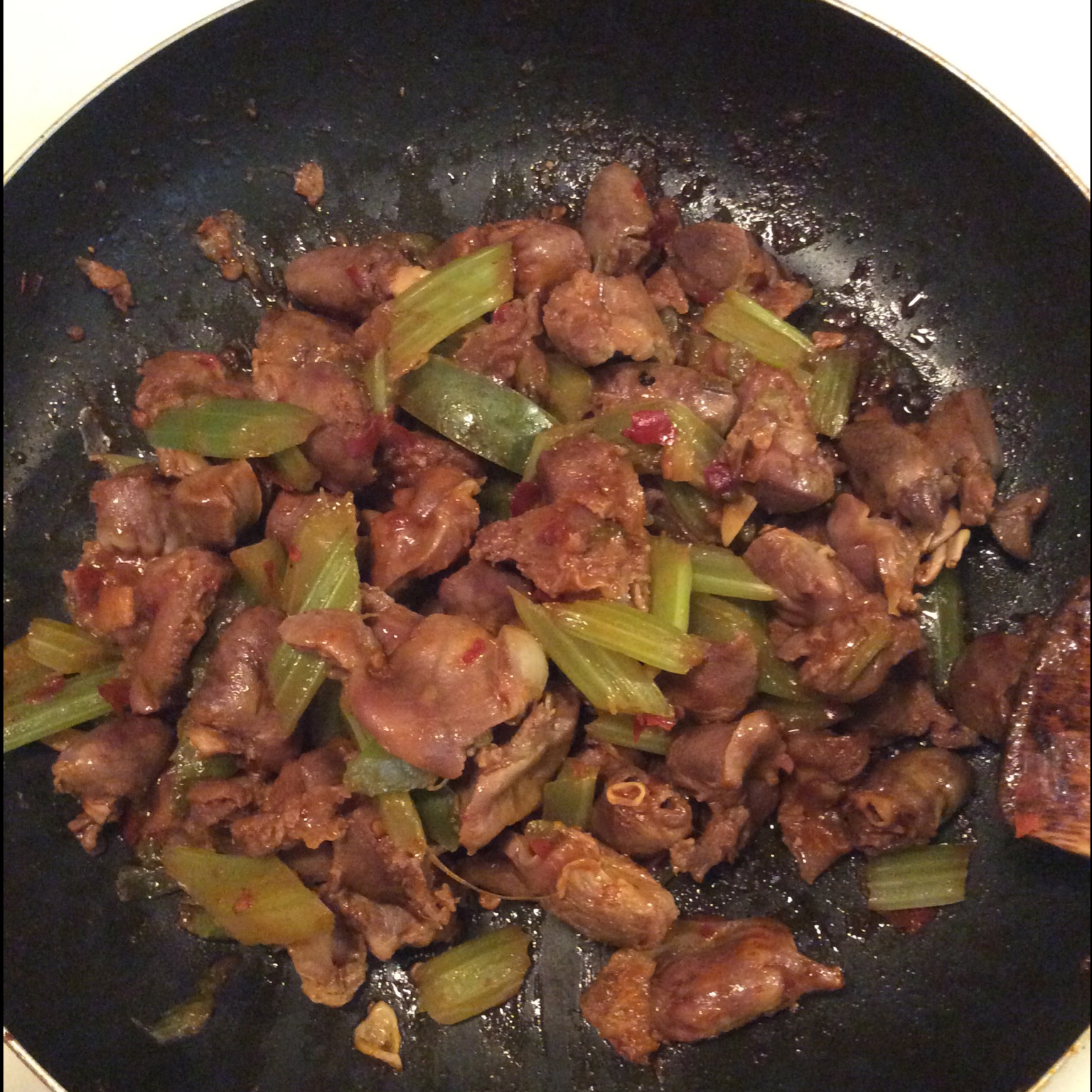 干锅鸡杂