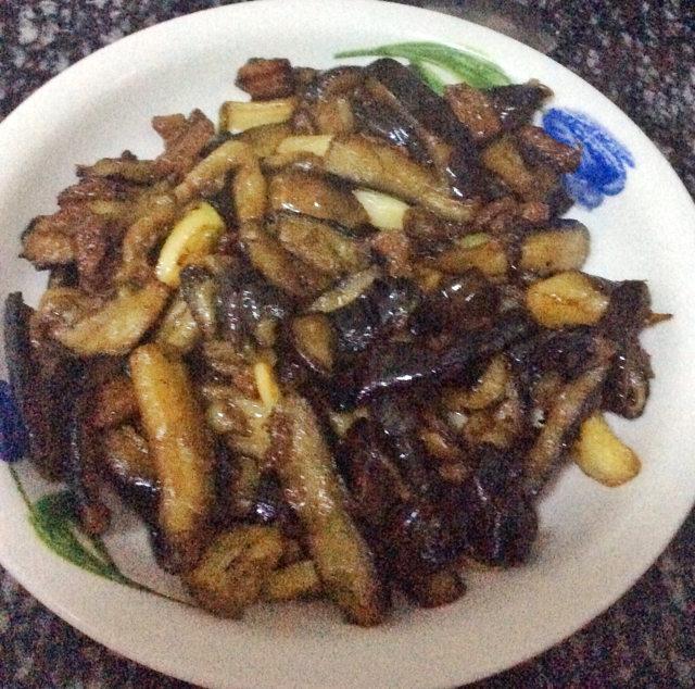 老丁的私房菜-油焖茄子