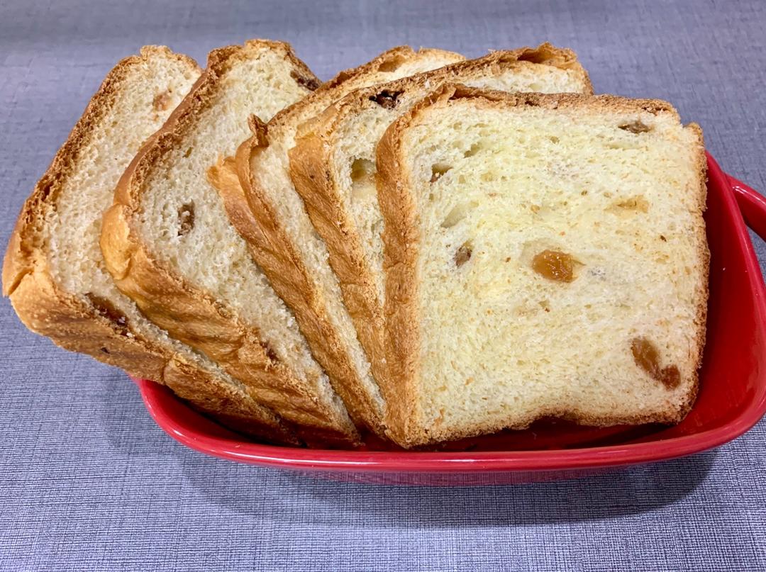 葡萄干吐司（超级拉丝一次性发酵）