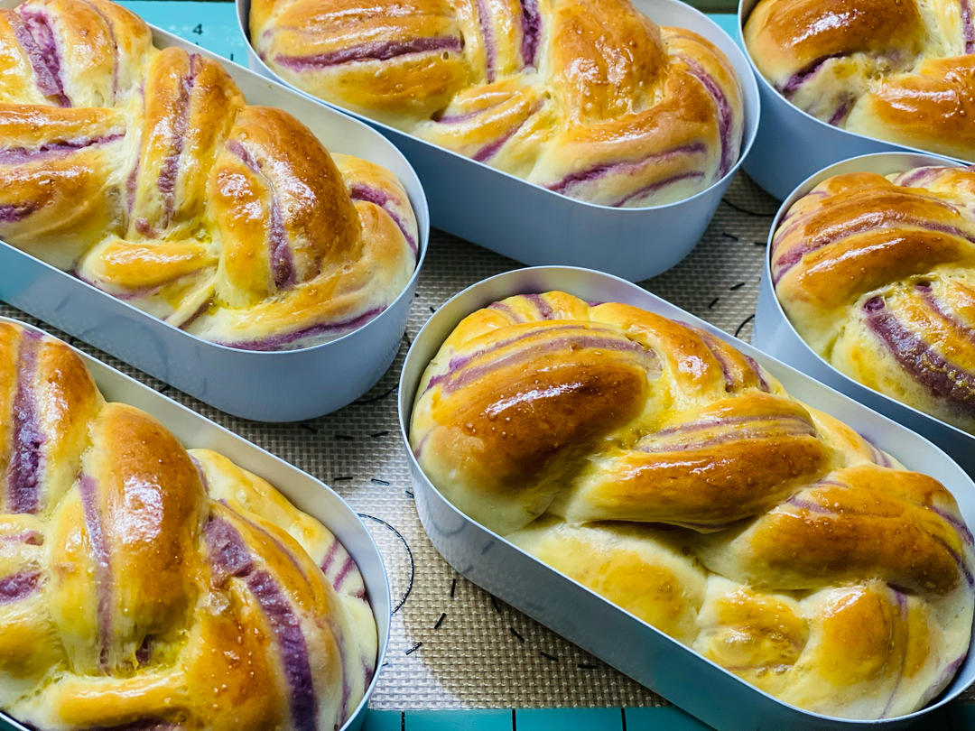 奶香芋泥松松小吐司🍞料多多💗层层手撕