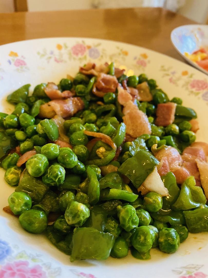 豌豆炒肉